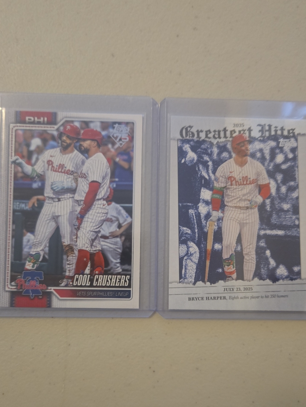 Topps Phillies Bryce Harper Card - Red/White